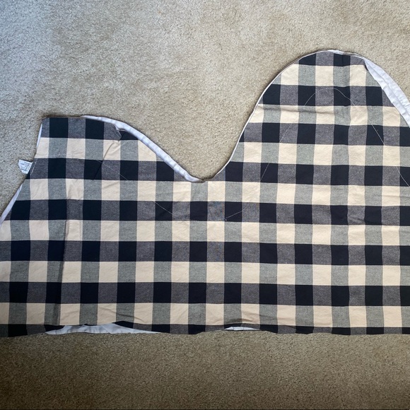 Sold @ sale! Farmhouse, 2- Buffalo Check Austrian Valences - Picture 3 of 9